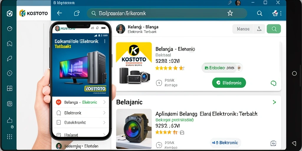 Tampilan antarmuka KOSTOTO yang modern dan fungsional.