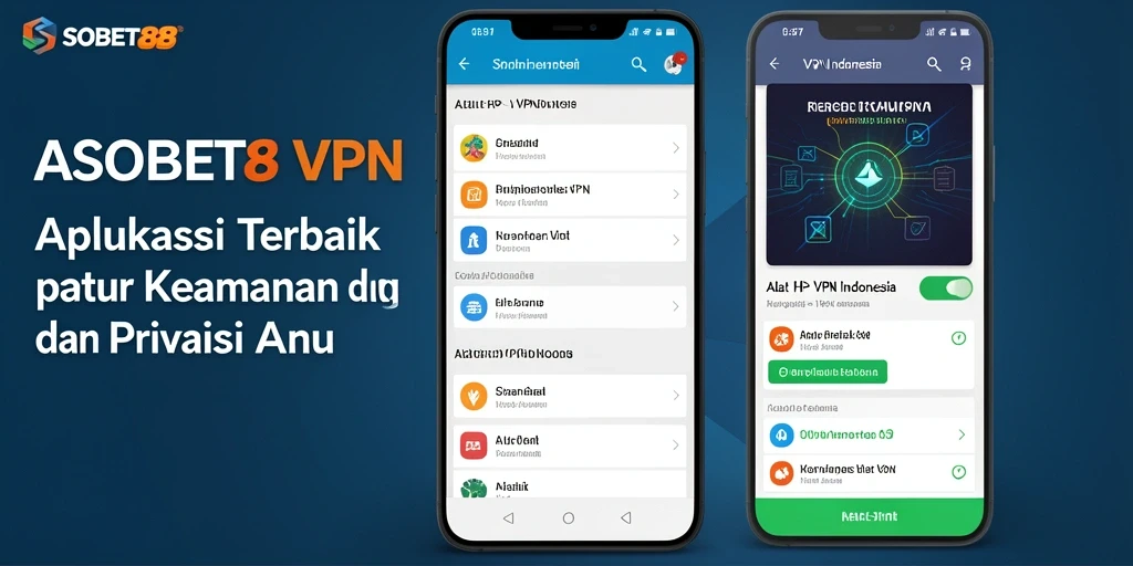 Tampilan antarmuka SOBET88 yang sederhana dan efektif untuk pengguna VPN.