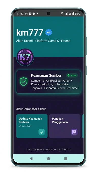 Halaman Resmi km777 untuk Pengguna Android di Indonesia