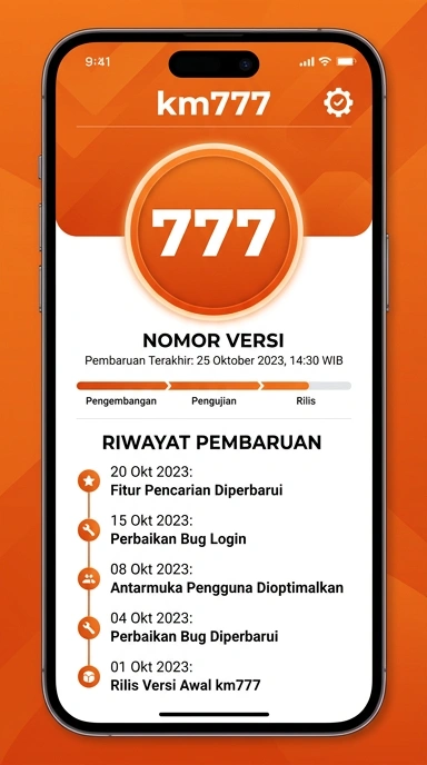 Riwayat Versi km777 untuk Pengguna Android
